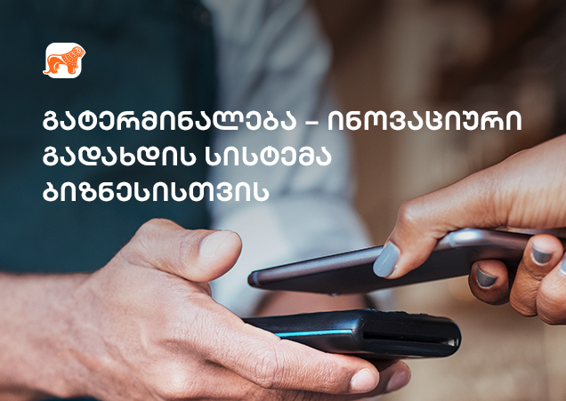 გატერმინალება - ინოვაციური გადახდის სისტემა ბიზნესისთვის